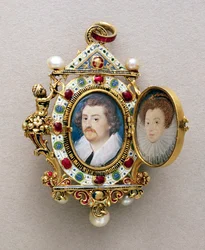 Portrætter af en ukendt mand og kvinde, ca. 1590