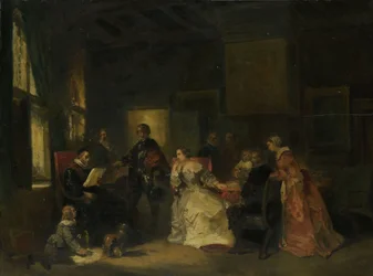 Historisk scene med Vilhelm den Tavse