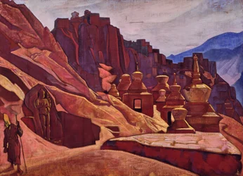 Bonpo-klosteret i Tibet, 1925