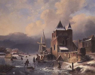 Et vinterlandskab