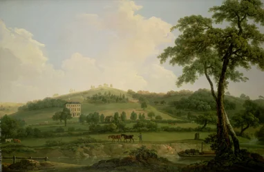 Udsigt over Oakage Hall, Colwich