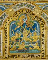 Den sidste dom, fra Verdun-alteret (kobber)