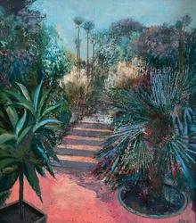 Sunken Garden, 2020-23 (olie på plade)