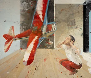 Air Blow III, 2022 (olie på lærred)