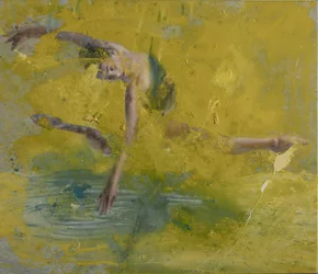 Ballerina på havet, 2021 (olie på lærred)