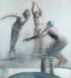 Dykkere, 2012 (olie på lærred)
