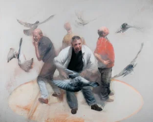 Flight controllers, 2012 (olie på lærred)