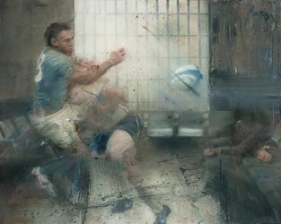 Tackling, 2016 (olie på lærred)