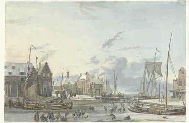 Vinterudsigt i Harlingen
