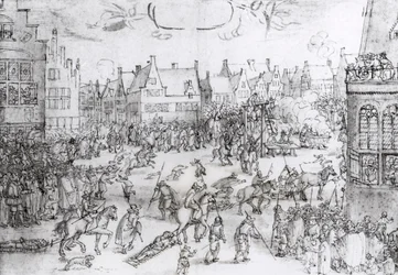 Krudtkonspiratorernes død, 31. januar 1606 (kobberstik)