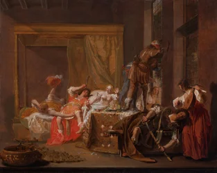 Scene fra Messalinas og Gaius Sillius