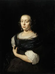 Portræt af en ung dame