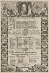 Allegorisk portræt til ære for prins Maurits, 1612