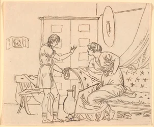 Studie til Papirius og hans moder