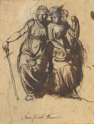 Nemesis og Themis, midten af det 18.-begyndelsen af det 19. århundrede.