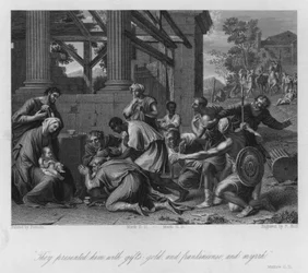 De vise mænds offer, Matthæus II