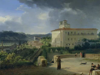 Udsigt over Villa Medici, Rom