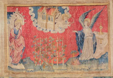 The Harvest of the Damned, fra Apocalypse Tapestry of Angers, 1373-87 (tapet)