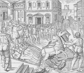 Henrettelse af tre karteusiske martyrer, Tyburn, London, 1535 1904