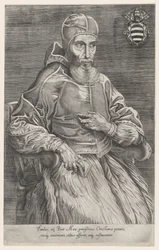 Portræt af pave Paulus IV, 1530-66., 1530-66.