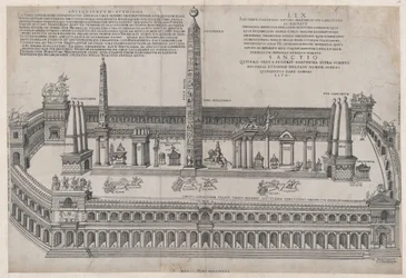 Spejl af romersk storslåethed: Circus Maximus, 1553., 1553.