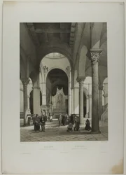 Ancona: Interiør af St. Syriacus, plade 38 fra Italie Monumentale et Pittoresque