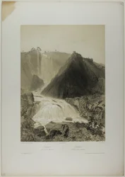Terni: Marble Falls, plade tyve fra Italie Monumentale et Pittoresque