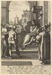 Kristus før Pilatus, fra The Passion of Christ, midten af det 17. århundrede.