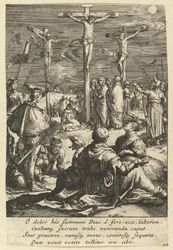 Kristus på korset, fra The Passion of Christ, midten af det 17. århundrede.