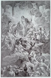 Forsideillustration til Encyclopædien af Denis Diderot (1713-1784) og Jean le Rond d