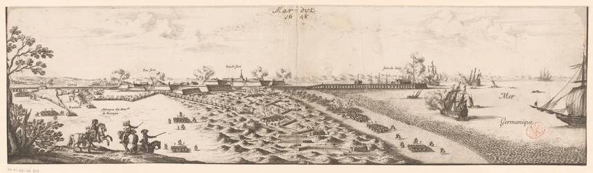 Kort over Mardijk, 1645