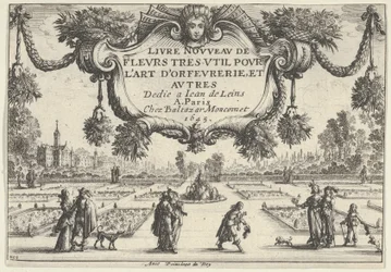Titelplade, fra New Book of Very Useful Flowers, 1645., 1645.