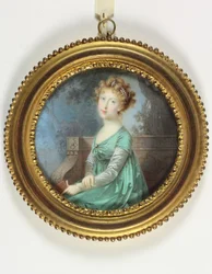 Marie-Antoinette-Therese, prinsesse af Asturien (emalje)