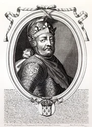 Philip Augustus II (1165-1223) Konge af Frankrig, fra 
