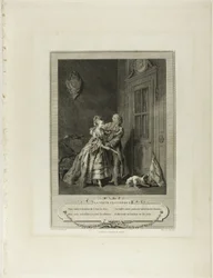 Uventet opkald, fra Monument du Costume Physique et Moral de la fin du Dix-huitième siècle
