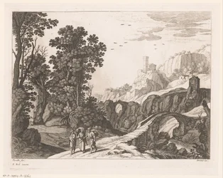 Landskab med Emmaus-rejsende