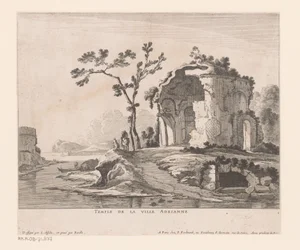 Ruin af Villa Adriana Bytemplet Adrianne (titel på objekt)