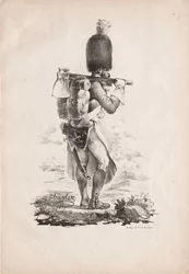 Militære kostumer: Infantry Sapper, 1817-1818.