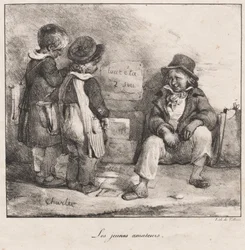 Skitsebog til brug for små børn: De unge amatører, 1822.