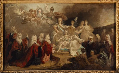Allegori over Ludvig XV