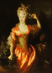 Portræt af Marie-Marguerite-Elizabeth d"Algere