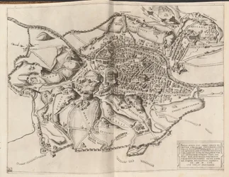 Topografisk kort over det gamle Rom