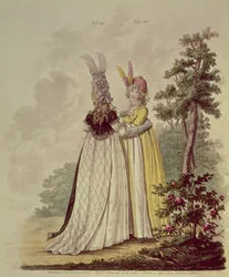Gåkjoler fra N. Heideloffs `Gallery of Fashion