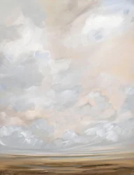 Blødt himmel-landskab