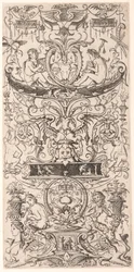 Ornamentpanel påskrevet "Victoria Augusta"