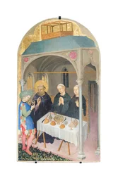 Sankt Benedikt drikker forgiftet vin