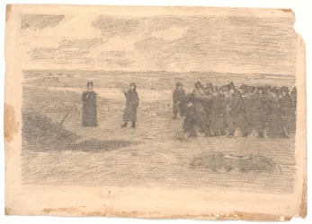 Begravelse på vestjydsk kirkegaard