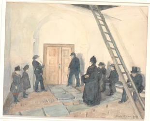 Fra en landsbykirkes våbenhus