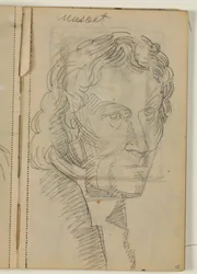 Studie af Thorvaldsen efter Eckersbergs maleri (1814)