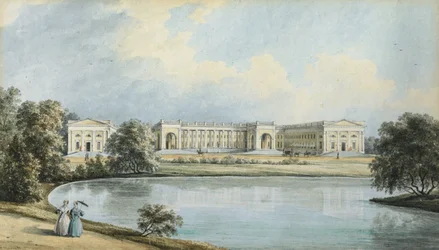 Udsigt over Alexander Palace i Tsarskoye Selo, 1839